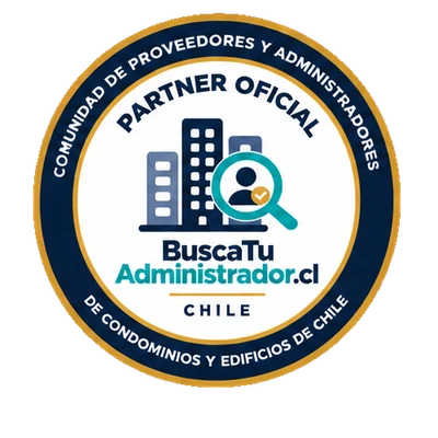 Sello Partner Oficial — Comunidad de Proveedores y Administradores de Condominios y Edificios de Chile — BuscaTuAdministrador.cl